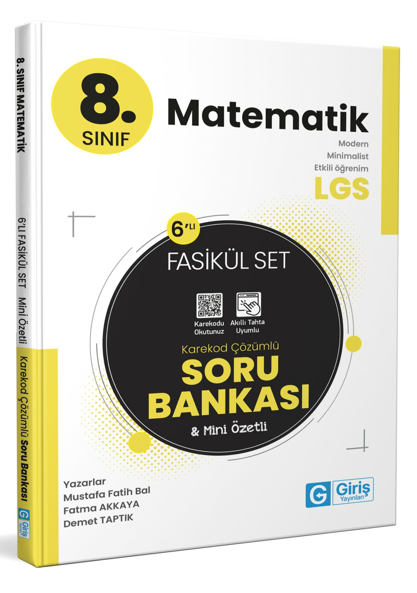 8. Sınıf Matematik LGS 6'lı Fasikül Set Soru Bankası - Karekod Çözümlü