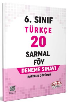 6. Sınıf Türkçe 20 Sarmal Föy Deneme Sınavı