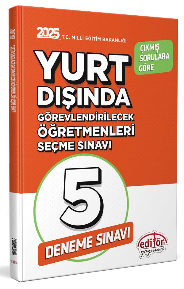 MEB Yurt Dışında Görevlendirilecek Öğretmenleri Seçme Sınavı 5 Deneme Sınavı