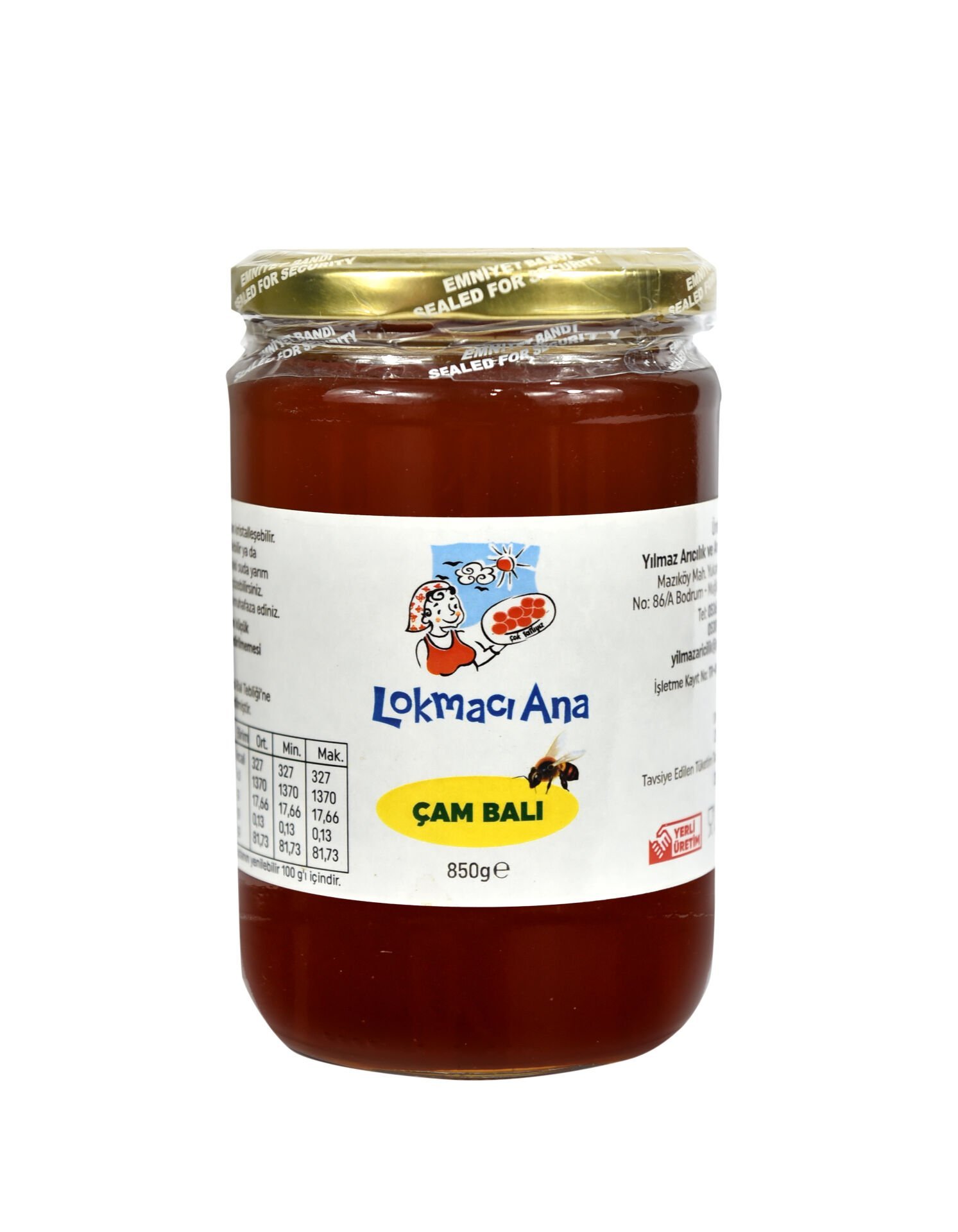 Lokmacı Ana Çam Balı 850 gr