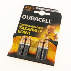 DURACELL PİL AAA 4 LÜ PAKET FİYATIDIR