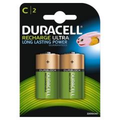 DURACELL PİL Şarjlı C SIZE 2200MA RECHARGEABLE 2 Lİ PAKET FİYATI