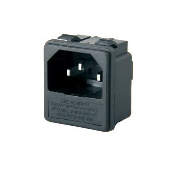 Power Soket Erkek Sigortalı (Fuseli) Kulaksız IC-213A