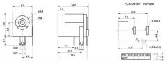 ADAPTÖR JAK 2,5mm ERKEK PCB TİP IC-256