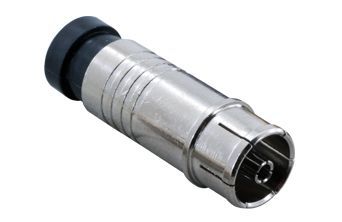 PAL Dişi Sıkmalı Konnektör - RG6 CTPAL101