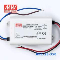 APC-25-350, 350mA 25W Sabit Akım LED Sürücü Meanwell
