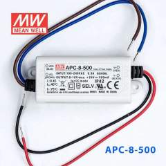 APC-8-500, 500mA 8W Sabit Akım LED Sürücü Meanwell