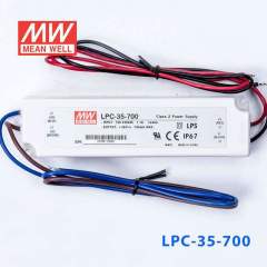 LPC-35-700, 700mA 35W Sabit Akım Ekonomik Led Driver Meanwell