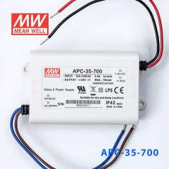 APC-35-700, 700mA 35W Sabit Akım LED Sürücü Meanwell