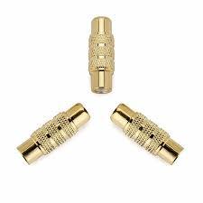 RCA ADAPTÖR DİŞİ- DİŞİ ARA tip METAL ( GOLD SARI )