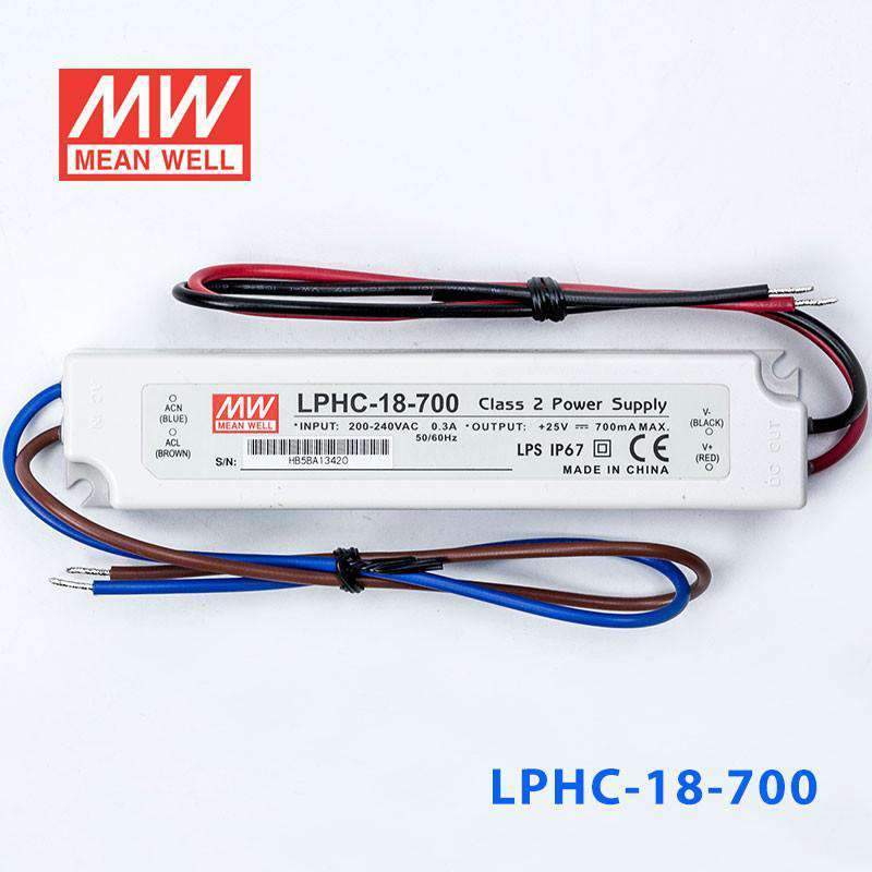 LPHC-18-700, 700mA 18W Sabit Akım Ekonomik Led Driver Meanwell