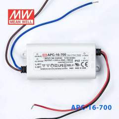 APC-16-700, 700mA 16W Sabit Akım LED Sürücü Meanwell