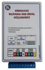 KRBSGUC03 – 8 Amper / Kanal RGB sinyal güçlendirici