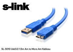 Usb 3.0 1.5mt Data Micro Usb Kablosu S-link SL-3010