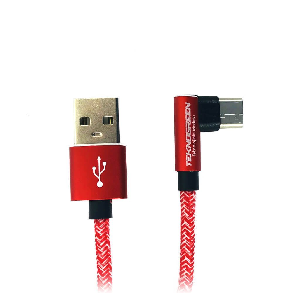 USB TYPE C DATA ŞARJ KABLO L TİP TEKNOGREEN TKU-C301