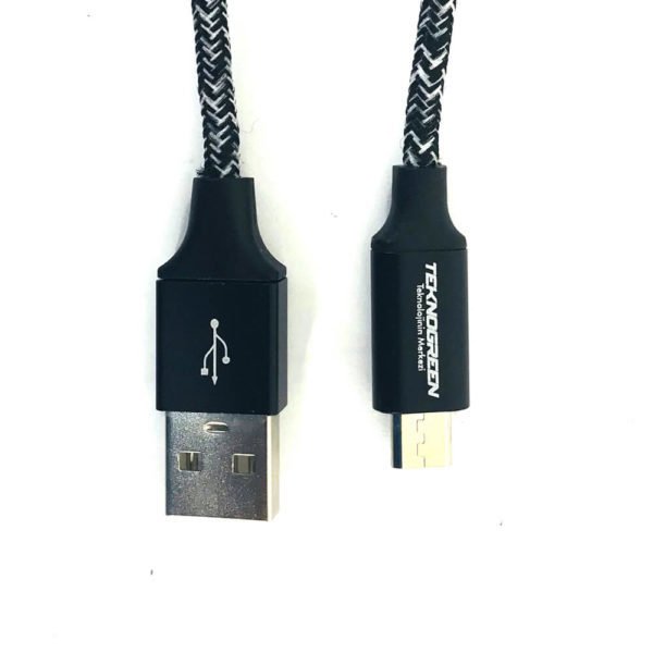 USB MICRO DATA ŞARJ KABLO  TEKNOGREEN TKU-C203