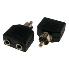 3.5mm Stereo Dişi - 2/ 1 RCA Erkek Dönüştürücü