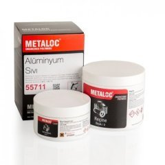 Metaloc 55711 Alüminyum Çift Karışımlı Sıvı Epoksi