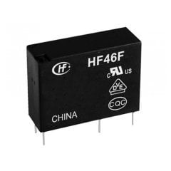 Hongfa Röle, 24V Tek Kontak 4 Pin HF46F & 24-HS1T