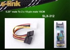 S-link SLX-312 İkili Sata Power Kablo