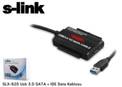 S-link SLX-625 Usb 3.0 SATA + IDE Data Kablosu