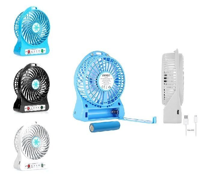 Everest EFN-501 Usb Fan Masaüstü Şarj Edilebilir