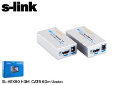 S-Link SL-HEX60 HDMI CAT6 60m Uzatıcı