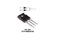 STTH 6003CW 300V 2X60A Diyot