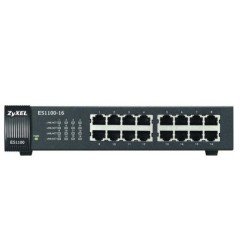 Zyxel ES1100-16 16-Port 10/100Mbps Tak-Kullan Port-Önceliklendirme Destekli Yönetilemeyen Fast-Ethernet Switch