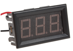 Dijital Ampermetre 0~5Amper DC 48*29*22
