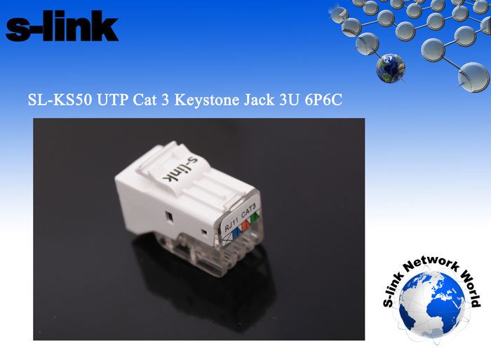 S-link SL-KS50 UTP Telefon 6P6C3U Kestone Jack