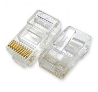 PLUG 8P8C CAT 6 PLASTİK KONNEKTÖR