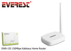 Everest EWN-155 Repeater+Access Point+Bridge 150Mbps Kablosuz Home Router