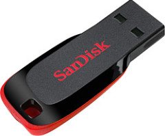 SANDISK FLASH MEMORY USB 64GB CRUZER BLADE
