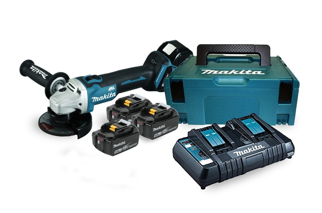 Makita MKP4PT1832 DGA454Z Taşlama 3 Akülü Set