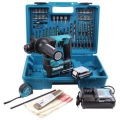 Makita HR166DWAE1 10.8V 2Ah Akülü Kırıcı Delici Hilti 74 Parça