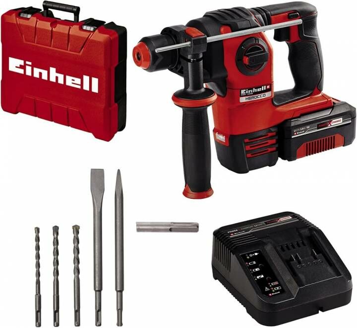 Einhell HEROCCO Kit +5 (1x3,0Ah), Akülü Kırıcı Delici 4513975