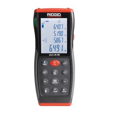 RIDGID 36813 micro LM-400 Gelişmiş Lazer Mesafe Ölçer