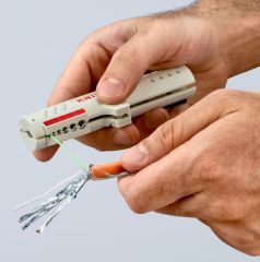 KNIPEX 1665125 SB DATA KABLO SIYIRMA ALETİ