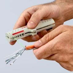 KNIPEX 1665125 SB DATA KABLO SIYIRMA ALETİ