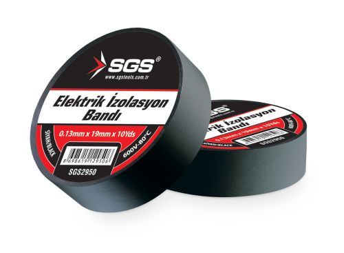 SGS SGS2950 ELEKTRİK İZOLASYON BANDI SİYAH 19MM*10YRD