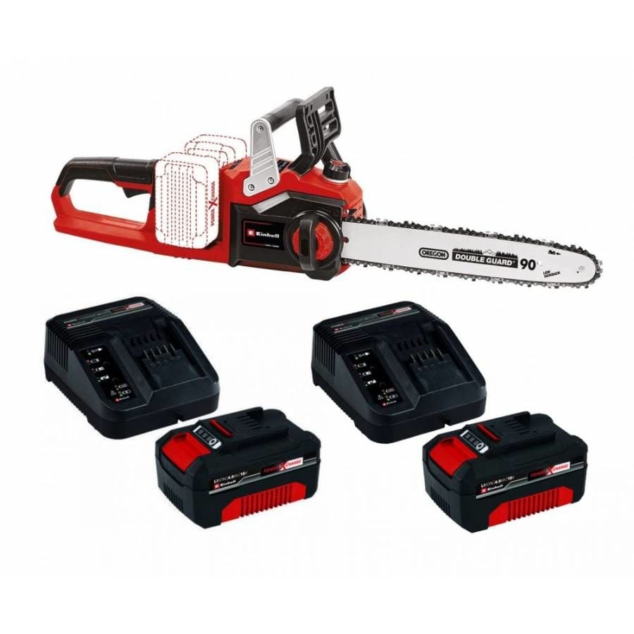 Einhell GE-LC 36/35 Lİ 36V Akülü Ağaç Kesme Odun Motoru 2x4AH Akü