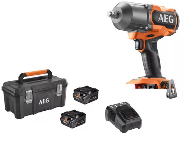 AEG BSS18HTF12BL-502C Darbeli Somun Sıkma 18V (2x5.0 Ah)