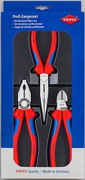 Knipex 002011 Kombine Pense Yan Keski Kargaburun Pense 3 Lü Set