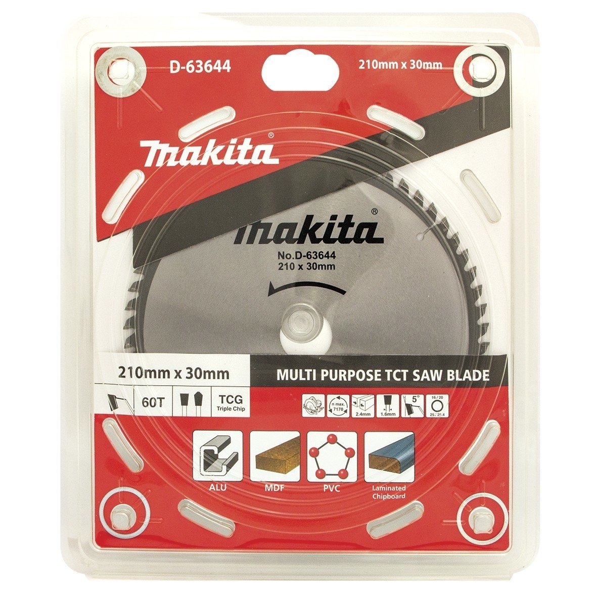 MAKİTA D-63644 MULTİ 210mm 60DİŞ TESTERE