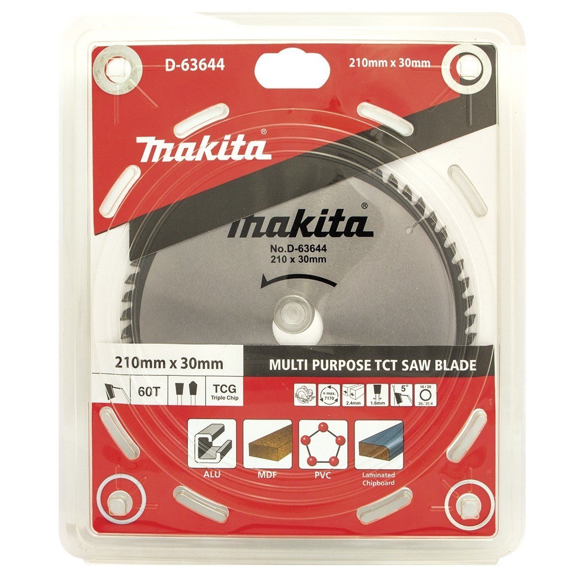 MAKİTA D-63644 MULTİ 210mm 60DİŞ TESTERE