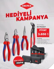 Knipex 001956 SET Pense+Kargaburun+Yan Keski+Fort Pense