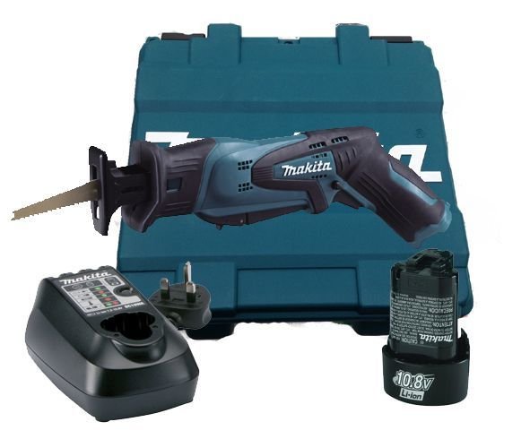 Makita JR100DWE Li-Ion Akülü Mini Kılıç Testere 10.8 V Çift Akülü