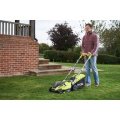 Ryobi RLM18C36H225 Çift Akülü Hybrid Çim Biçme Makinesi 2.5Ah 36V