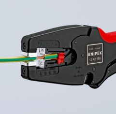 KNIPEX 1242195 OTOMATİK KABLO SIYIRMA PENSESİ